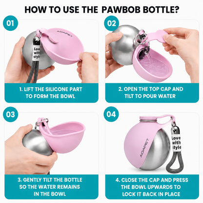 Travel Water Bottle for Dogs & Cats