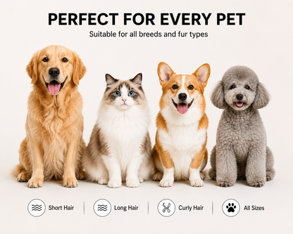Pet Hair Remover Glove. Effortlessly Remove Loose Fur in Seconds