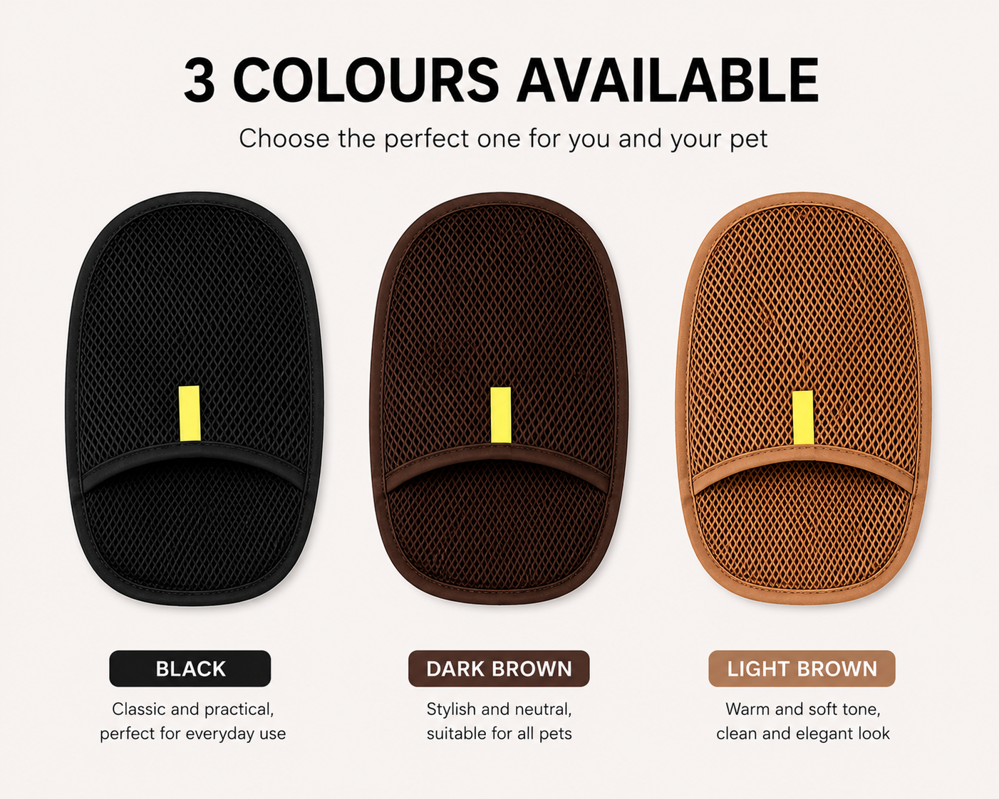Pet Hair Remover Glove. Effortlessly Remove Loose Fur in Seconds