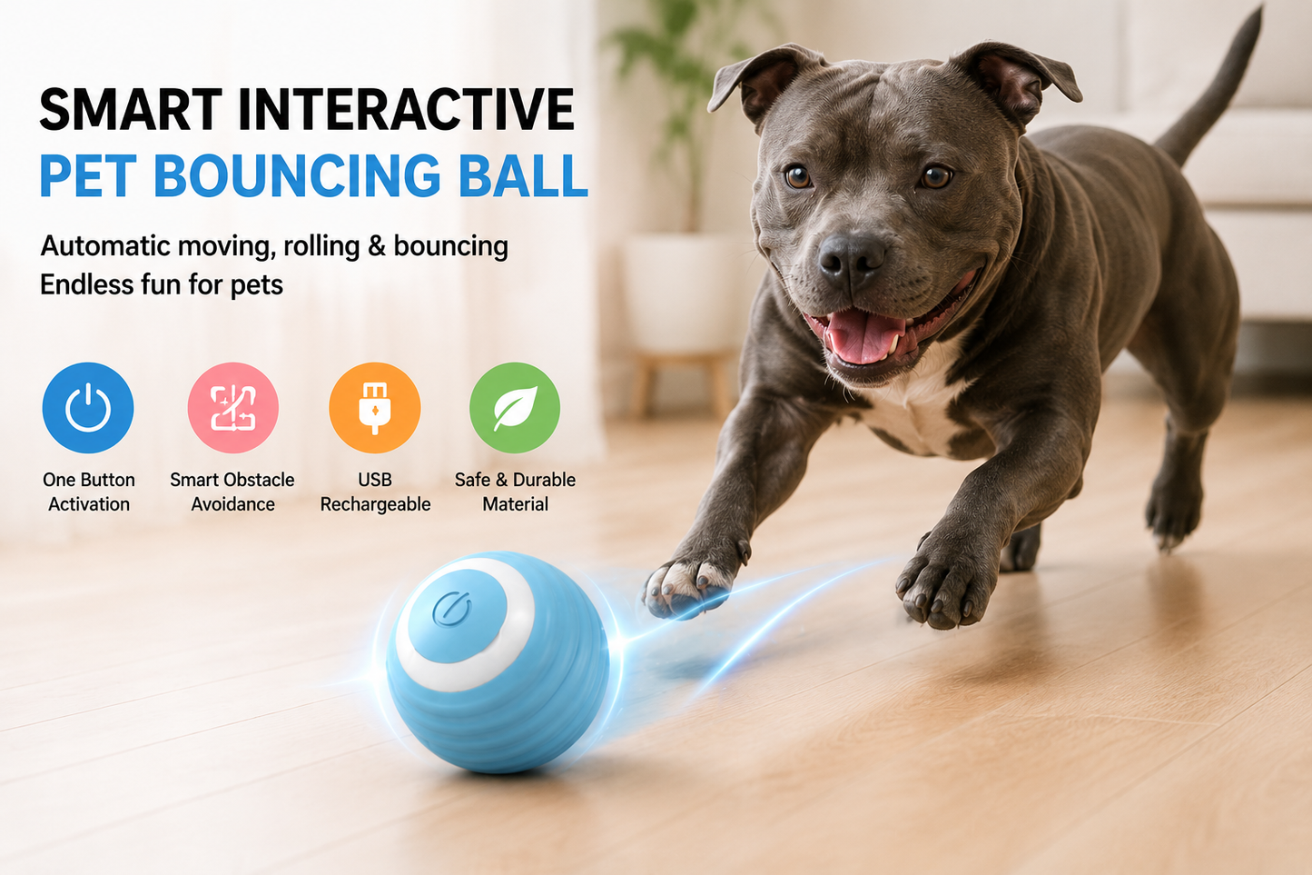 Motion Fun Automatic Pet Ball
