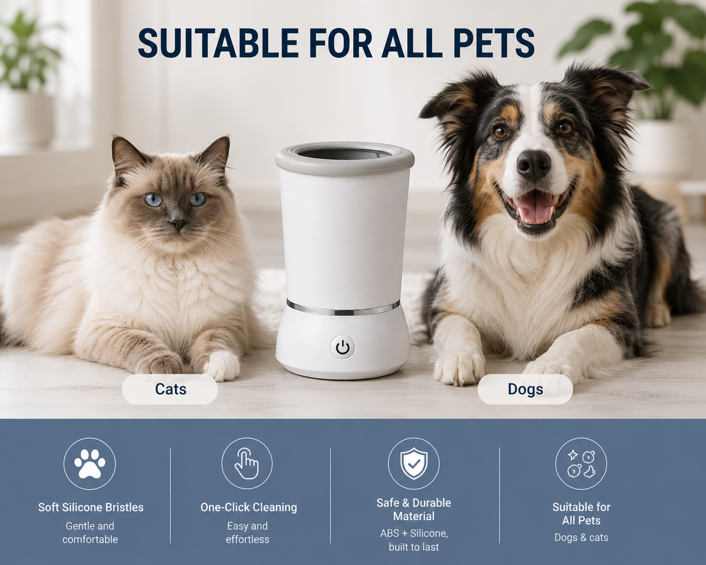 Automatic Pet Paw Cleaning Cup